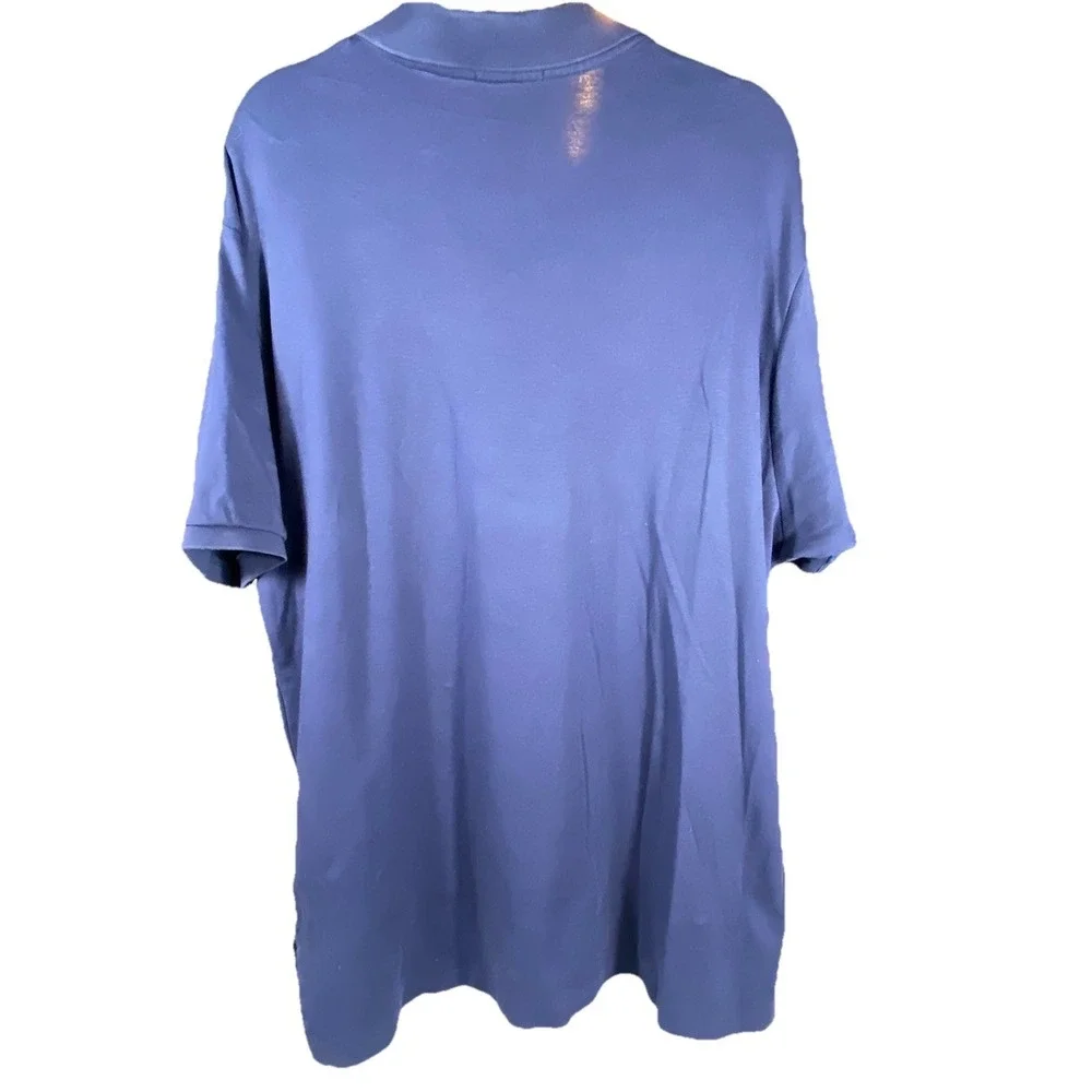 Polo Ralph‎ Lauren Polo Shirt Mens 2XB Big Navy Blue Golf Stretch Preppy Classic
